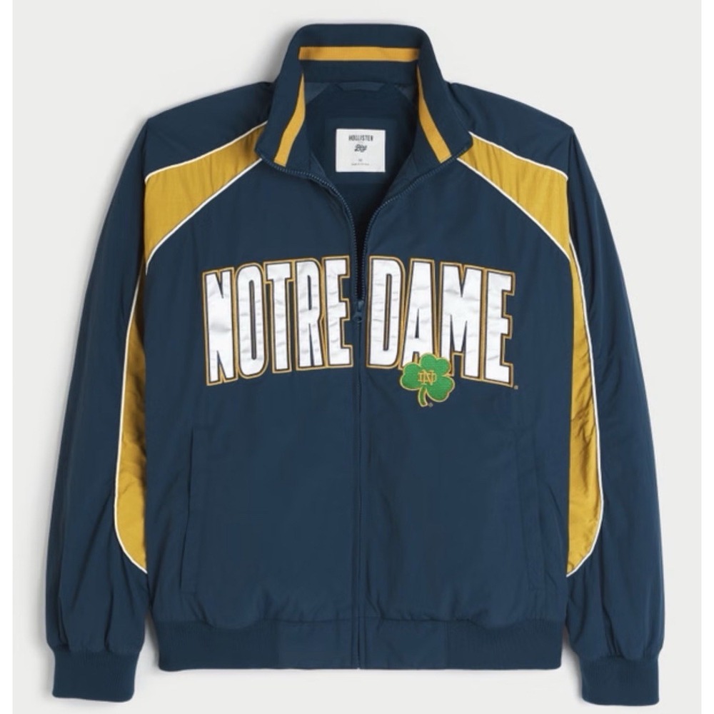 $140 University of Notre Dame Fighting Irish Men's S Graphic Windbreaker Jacket